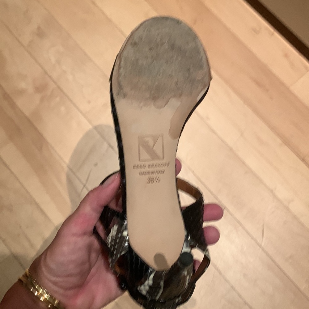 Reed Krakoff High Heels Leather, Python Rubber Fr… - image 6